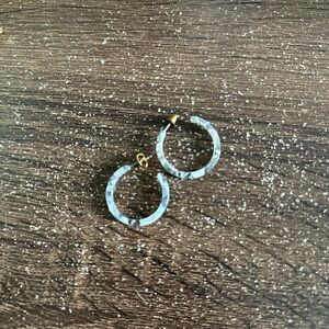 Chic Silver and Gold Hoop Earrings